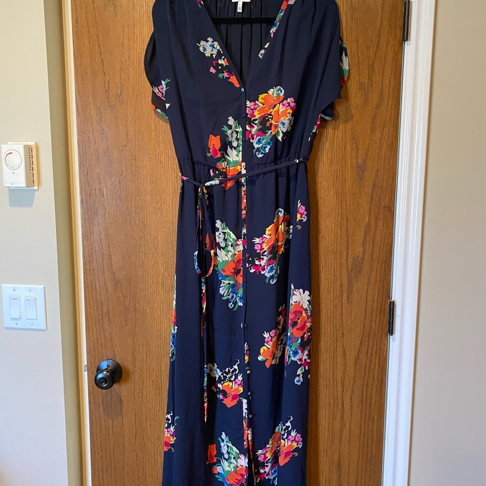 Floral Navy Dress